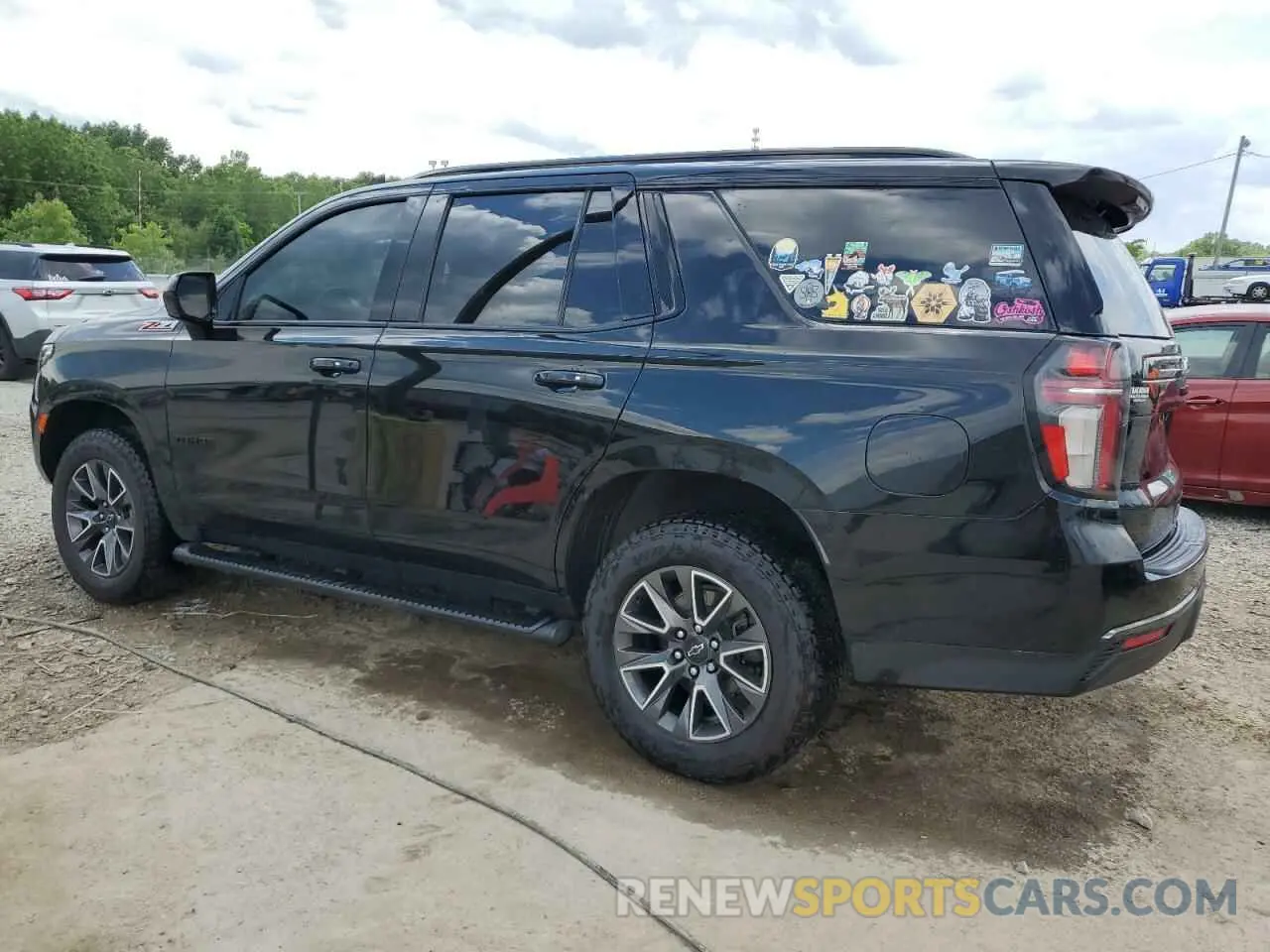 2 Photograph of a damaged car 1GNSKPKD5MR385270 CHEVROLET TAHOE 2021