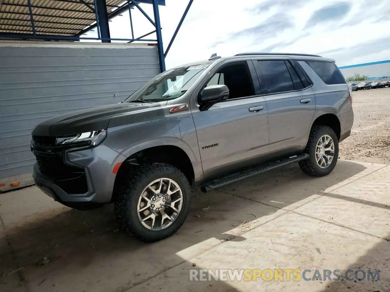 1 Photograph of a damaged car 1GNSKPKD6MR238357 CHEVROLET TAHOE 2021