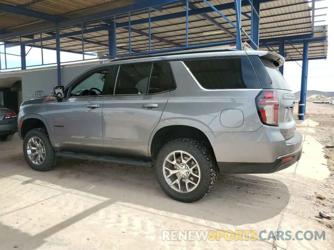2 Photograph of a damaged car 1GNSKPKD6MR238357 CHEVROLET TAHOE 2021