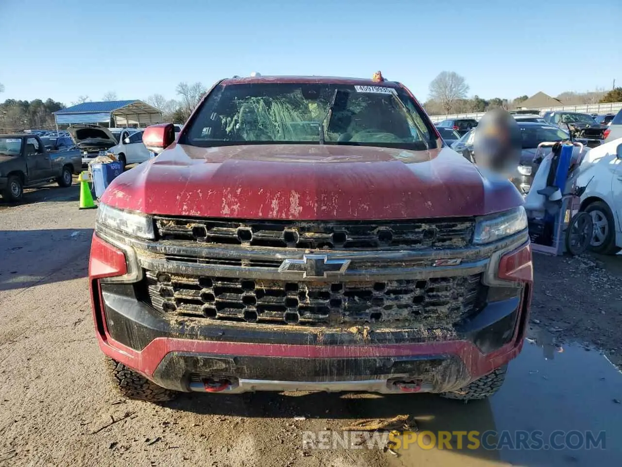 5 Photograph of a damaged car 1GNSKPKD6MR453513 CHEVROLET TAHOE 2021