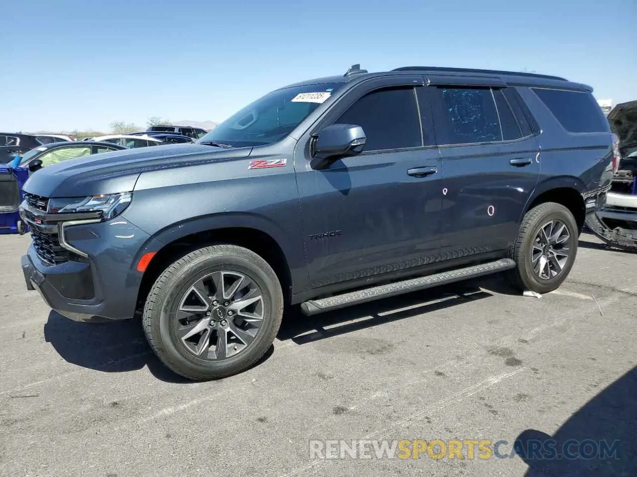 1 Photograph of a damaged car 1GNSKPKD7MR112430 CHEVROLET TAHOE 2021