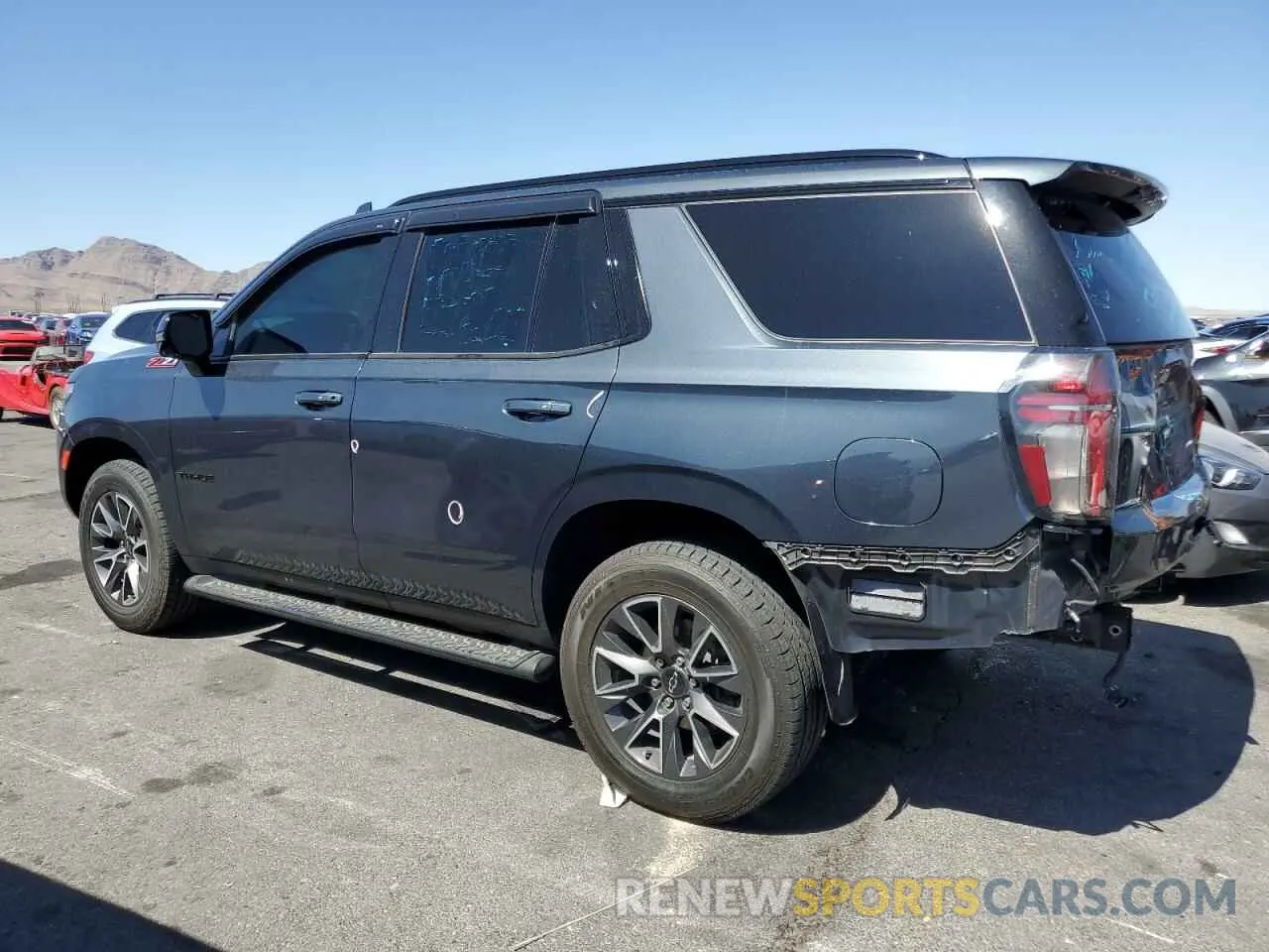 2 Photograph of a damaged car 1GNSKPKD7MR112430 CHEVROLET TAHOE 2021