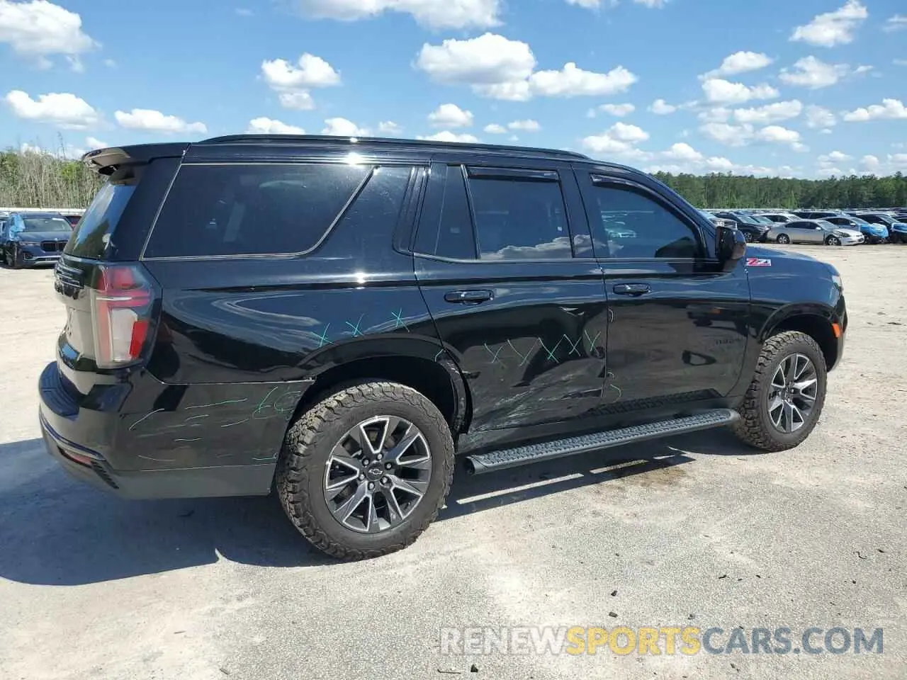 3 Photograph of a damaged car 1GNSKPKD7MR452421 CHEVROLET TAHOE 2021