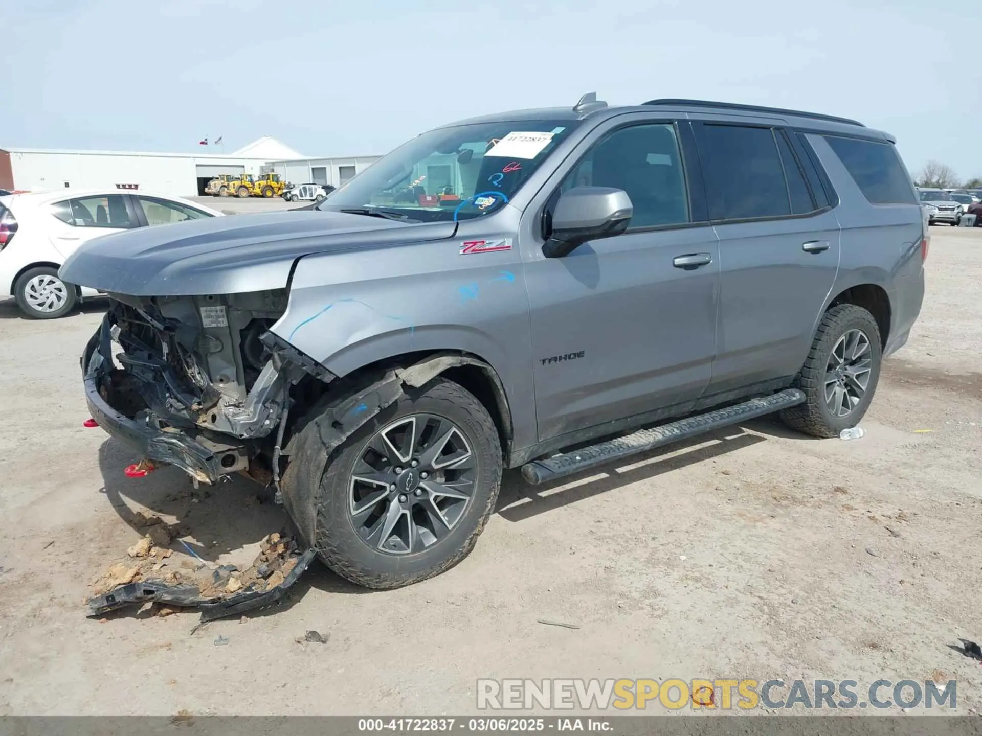 2 Photograph of a damaged car 1GNSKPKD9MR324875 CHEVROLET TAHOE 2021