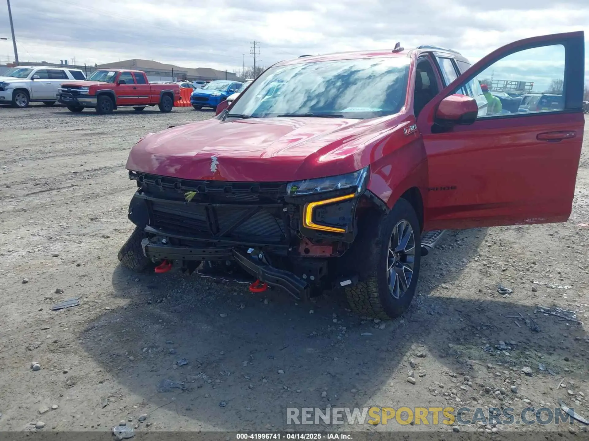 12 Photograph of a damaged car 1GNSKPKD9MR390830 CHEVROLET TAHOE 2021