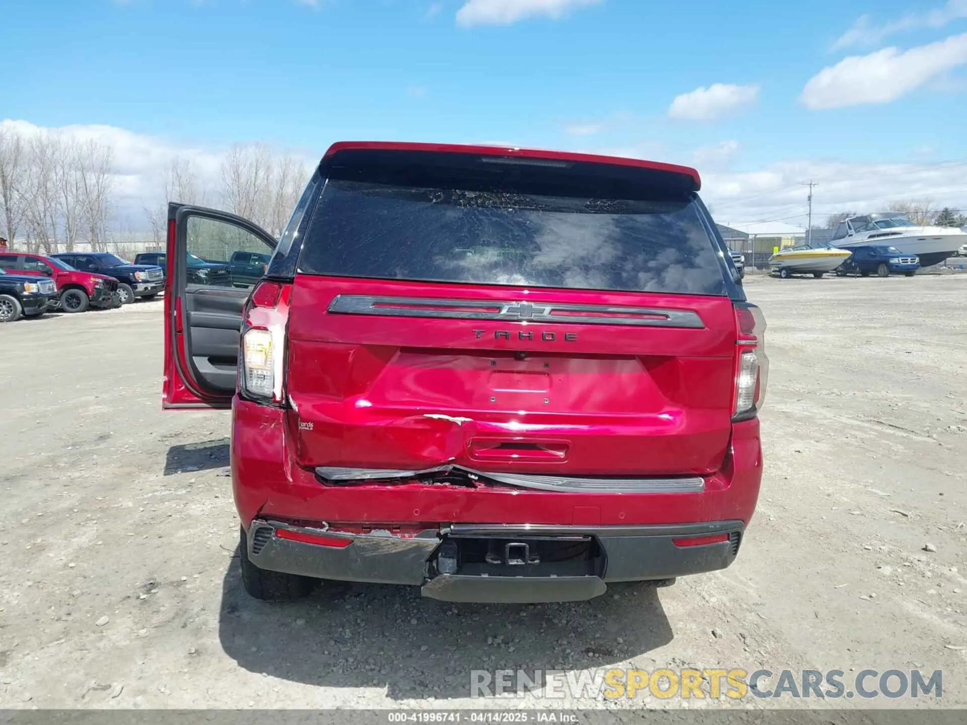 13 Photograph of a damaged car 1GNSKPKD9MR390830 CHEVROLET TAHOE 2021