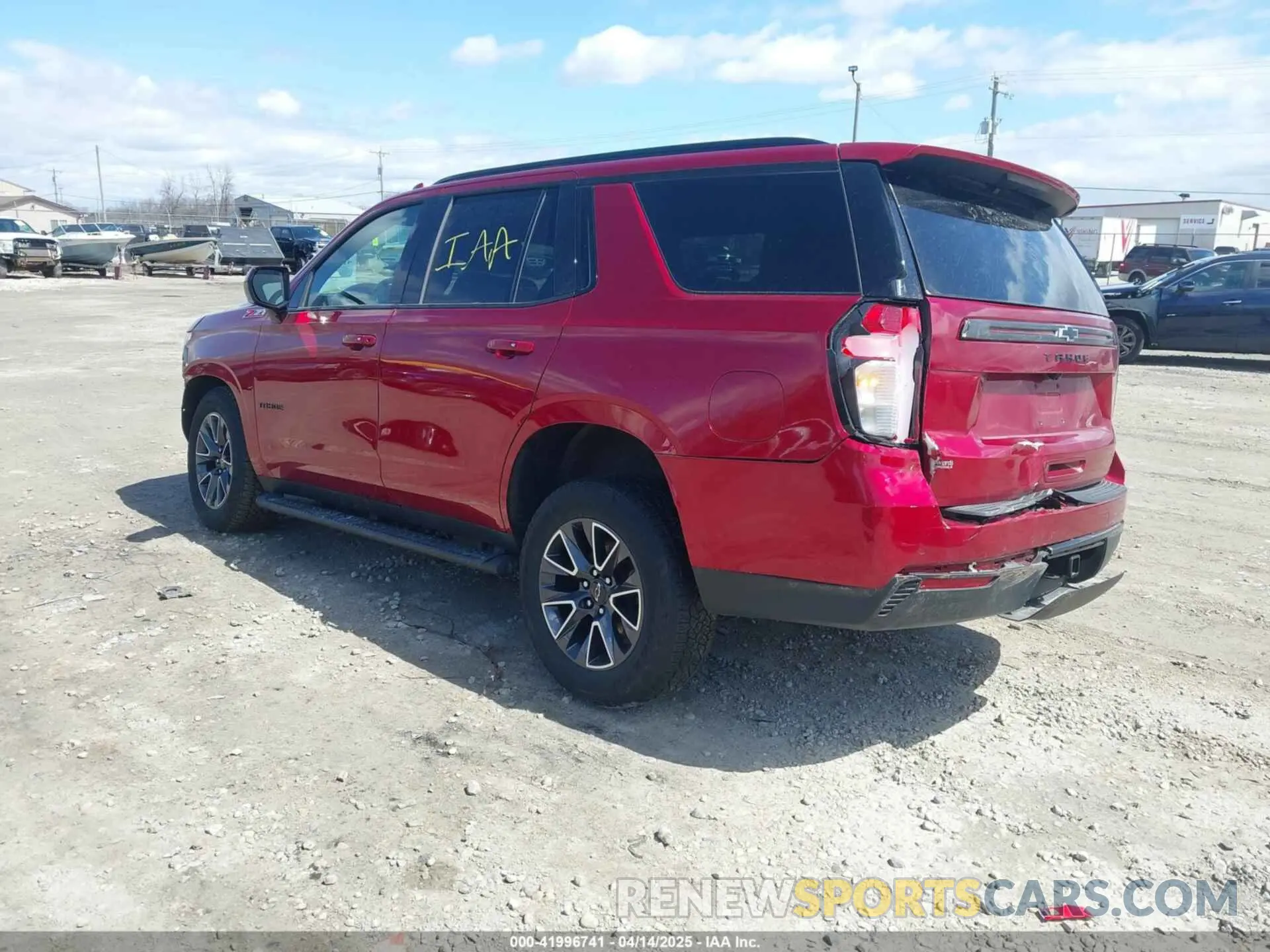 3 Photograph of a damaged car 1GNSKPKD9MR390830 CHEVROLET TAHOE 2021