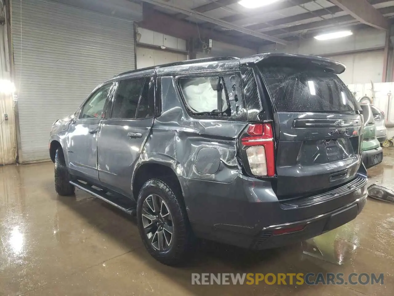 2 Photograph of a damaged car 1GNSKPKD9MR452601 CHEVROLET TAHOE 2021