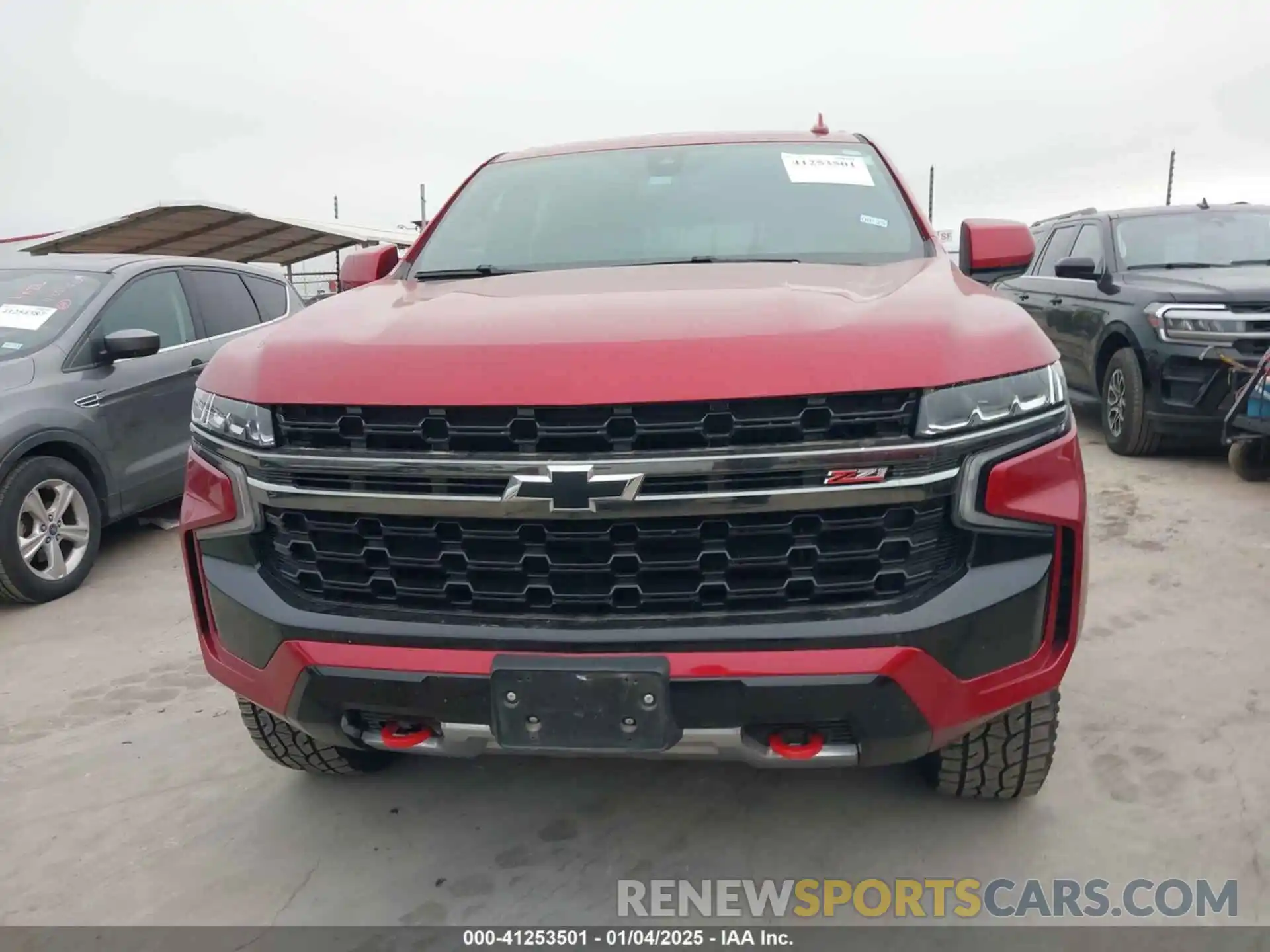 12 Photograph of a damaged car 1GNSKPKDXMR365757 CHEVROLET TAHOE 2021