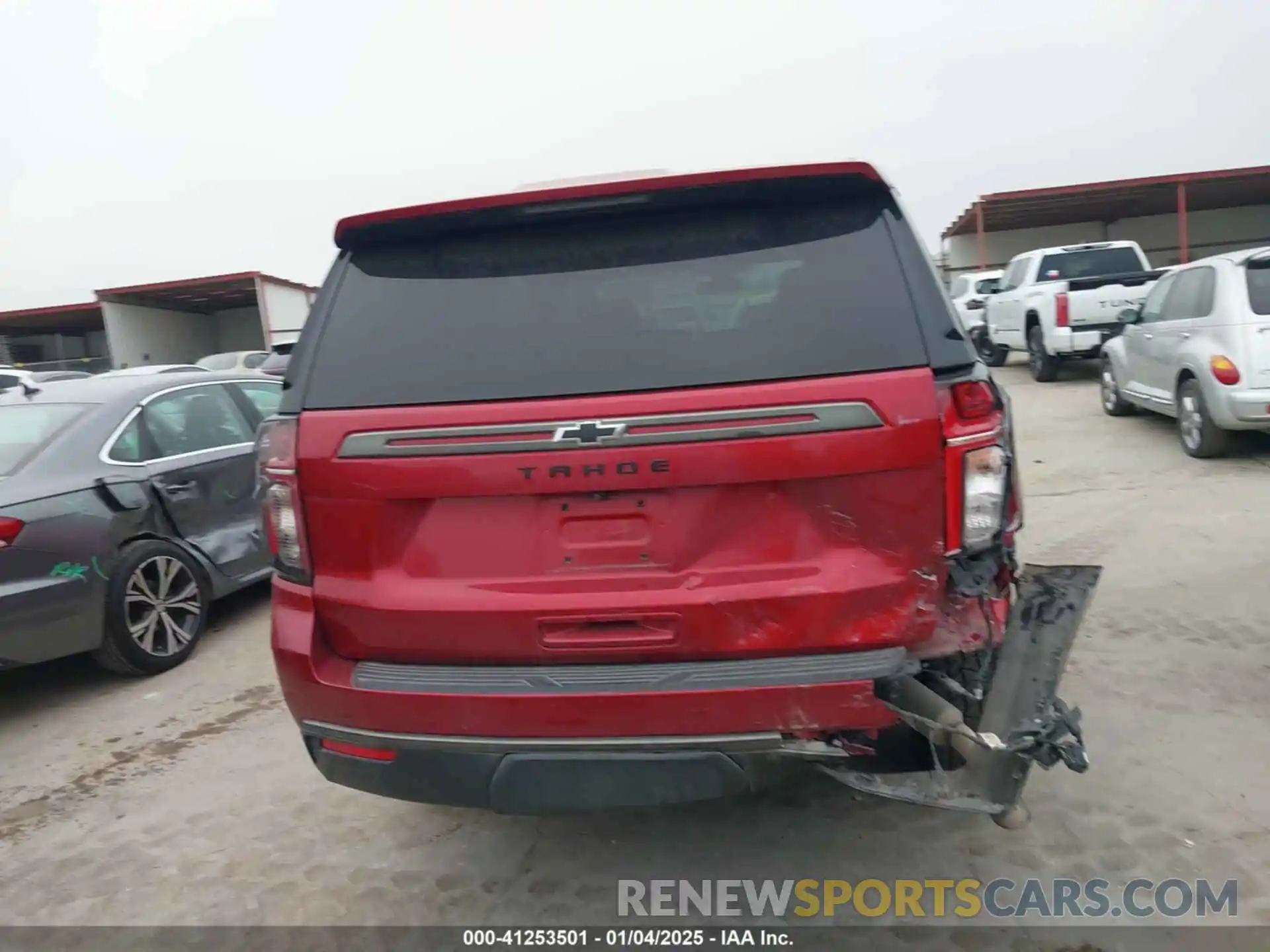 16 Photograph of a damaged car 1GNSKPKDXMR365757 CHEVROLET TAHOE 2021