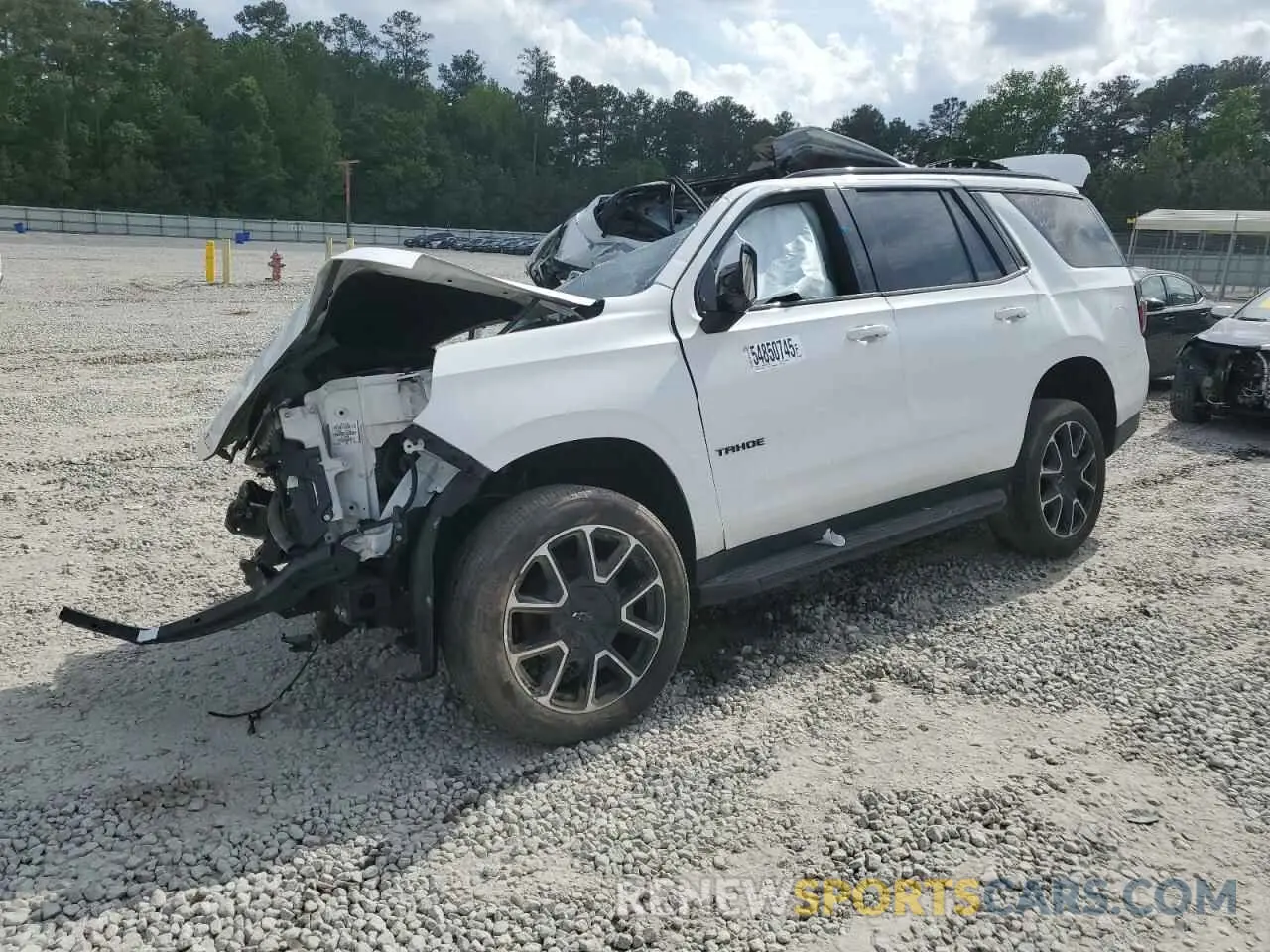 1 Photograph of a damaged car 1GNSKRKD0MR188924 CHEVROLET TAHOE 2021