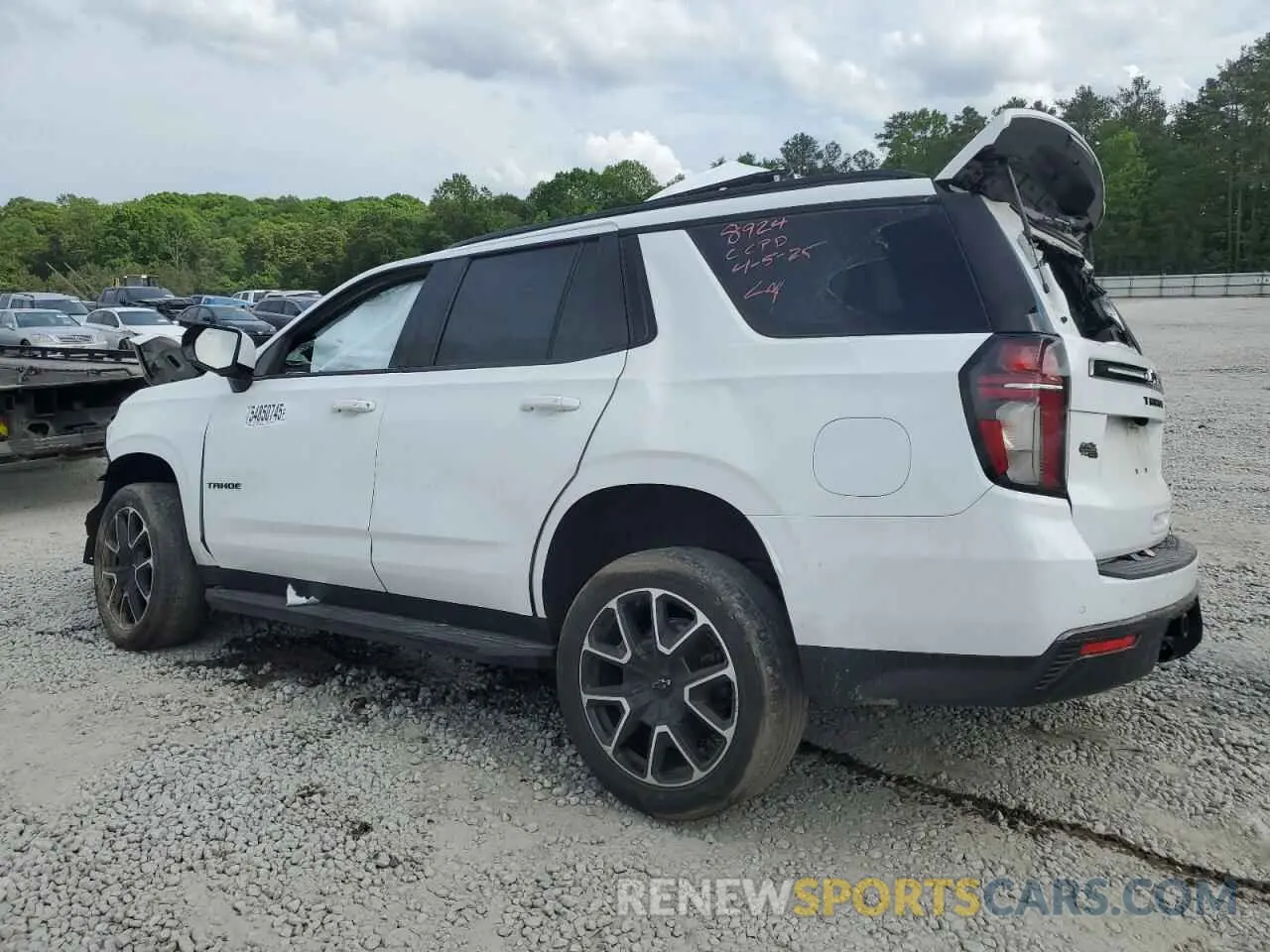 2 Photograph of a damaged car 1GNSKRKD0MR188924 CHEVROLET TAHOE 2021