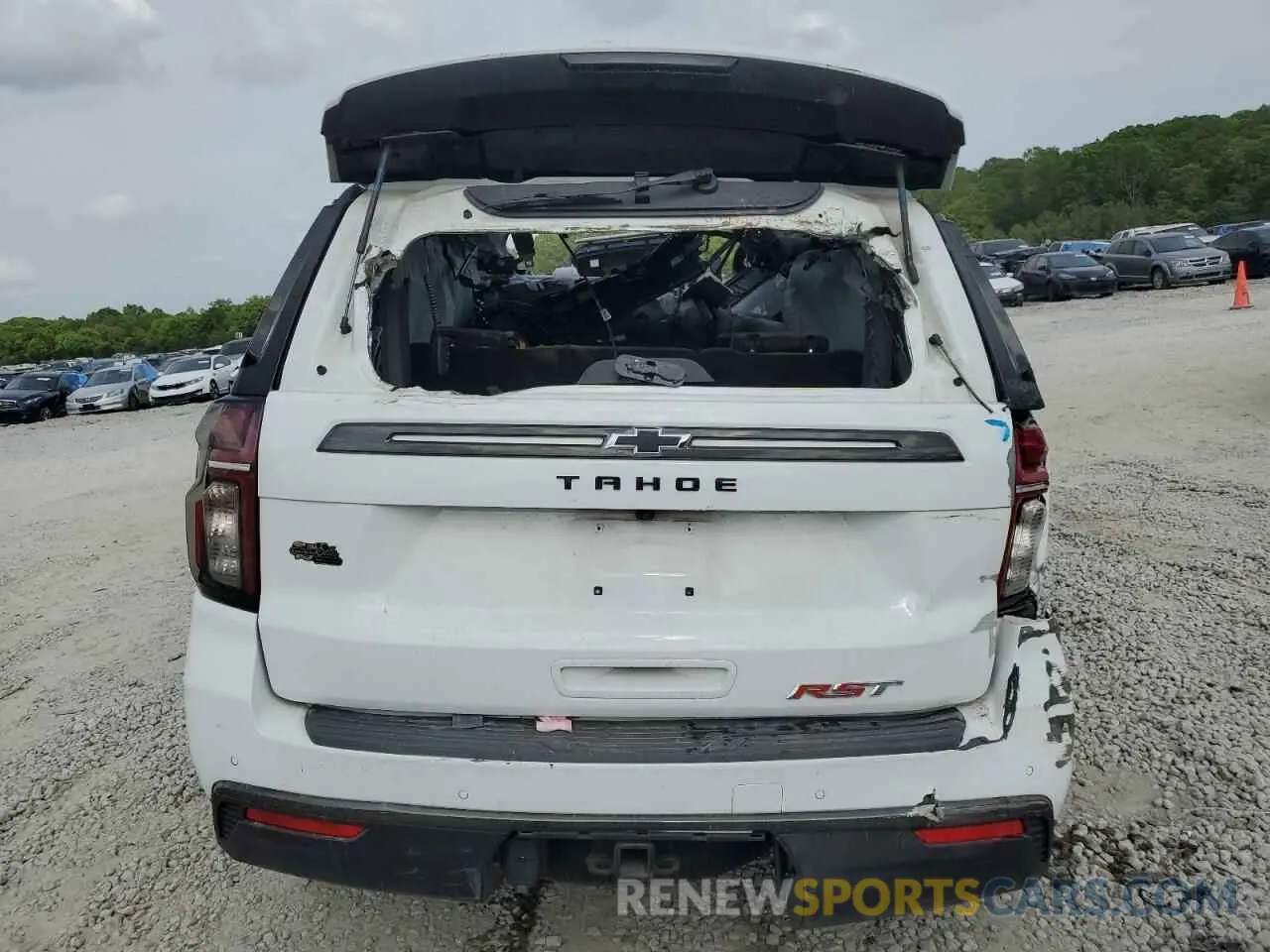 6 Photograph of a damaged car 1GNSKRKD0MR188924 CHEVROLET TAHOE 2021