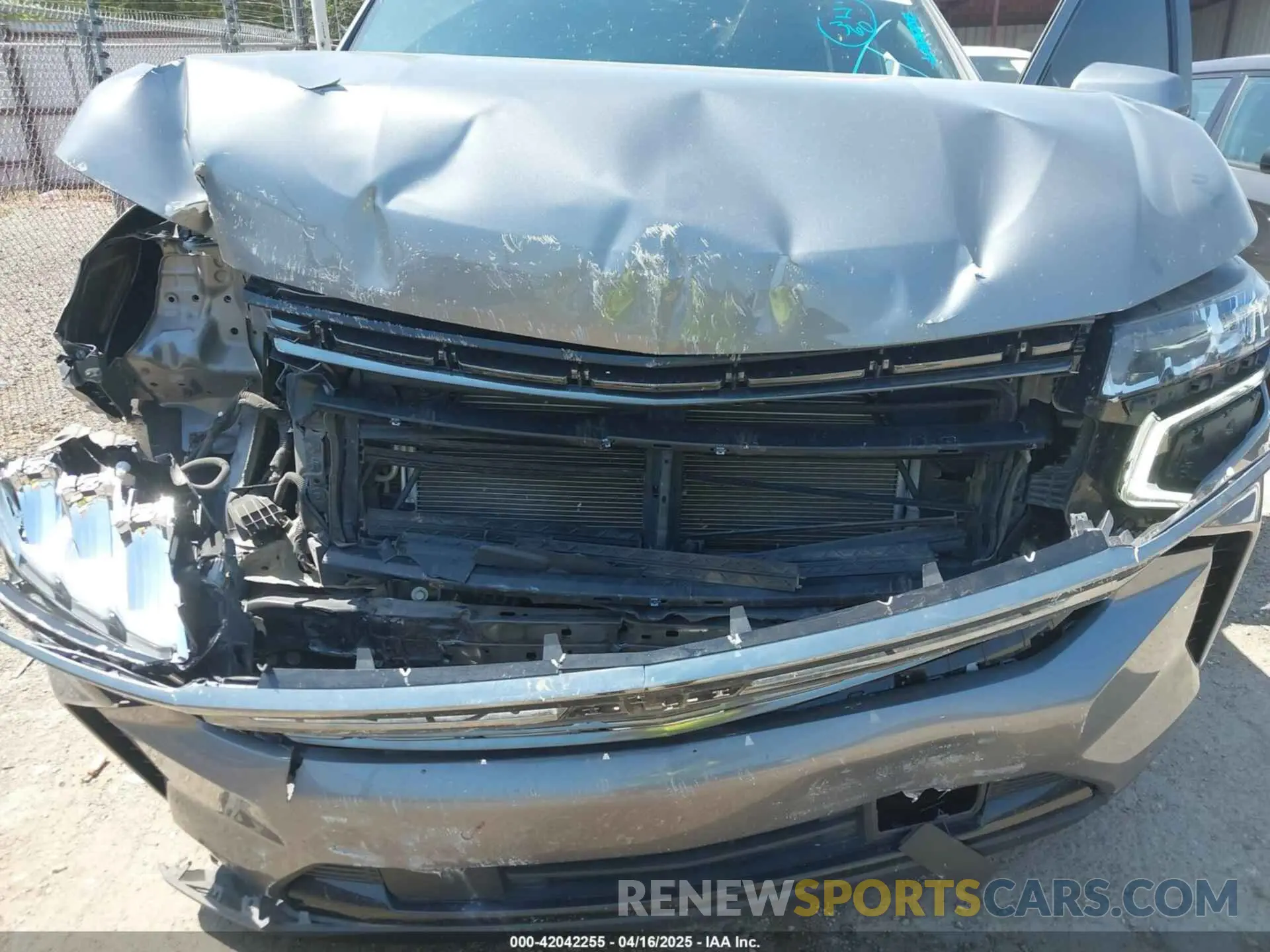 6 Photograph of a damaged car 1GNSKRKD1MR334280 CHEVROLET TAHOE 2021