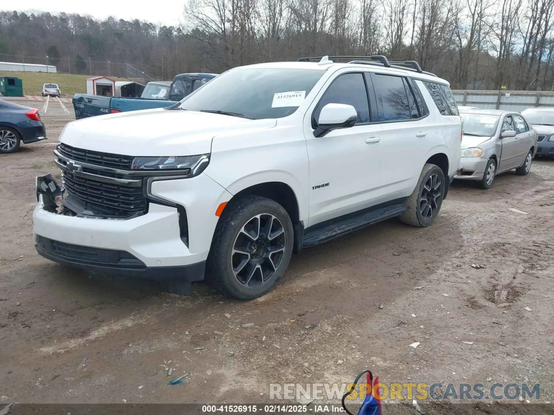 2 Photograph of a damaged car 1GNSKRKD6MR323940 CHEVROLET TAHOE 2021
