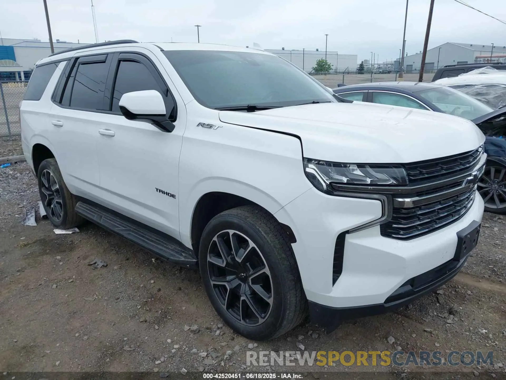 1 Photograph of a damaged car 1GNSKRKD6MR481954 CHEVROLET TAHOE 2021