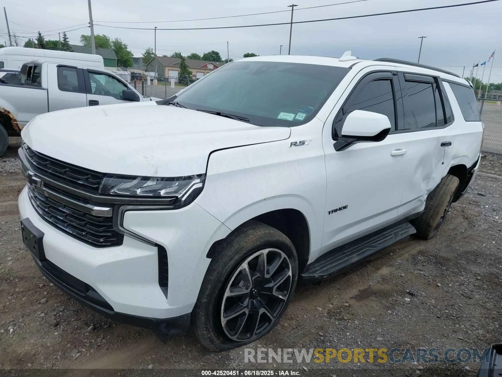 2 Photograph of a damaged car 1GNSKRKD6MR481954 CHEVROLET TAHOE 2021