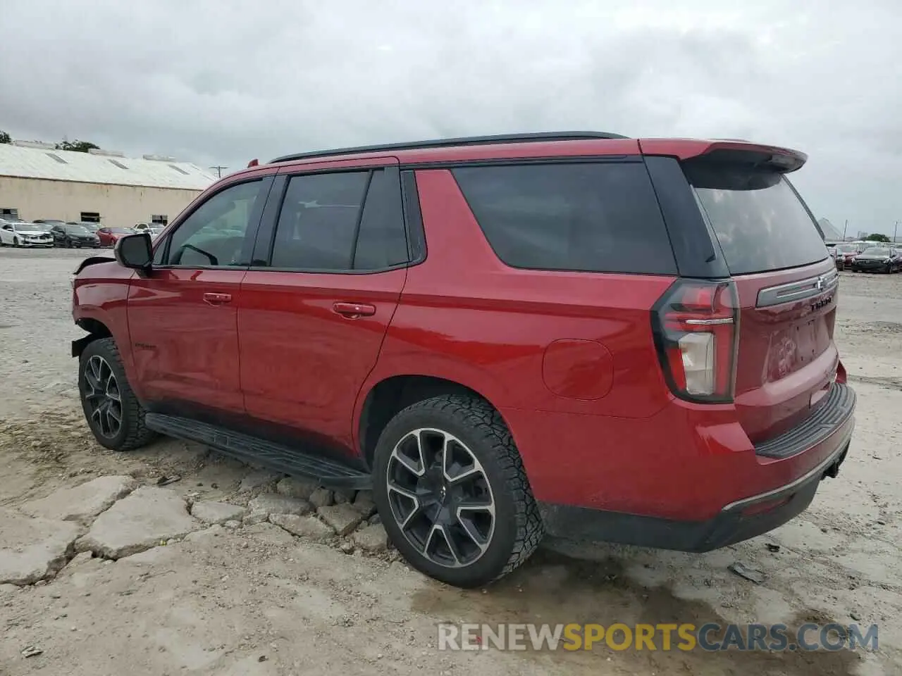 2 Photograph of a damaged car 1GNSKRKD7MR371706 CHEVROLET TAHOE 2021