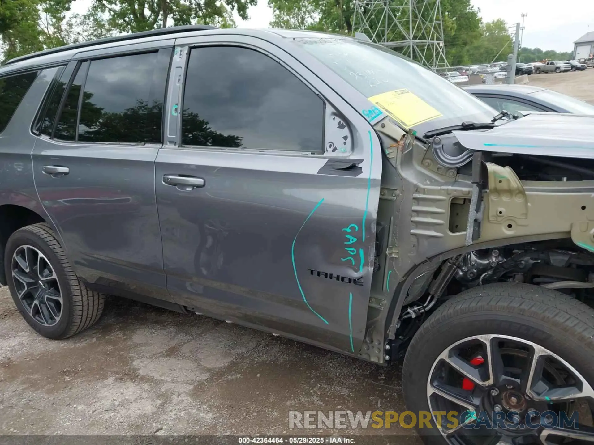 13 Photograph of a damaged car 1GNSKRKD8MR208630 CHEVROLET TAHOE 2021