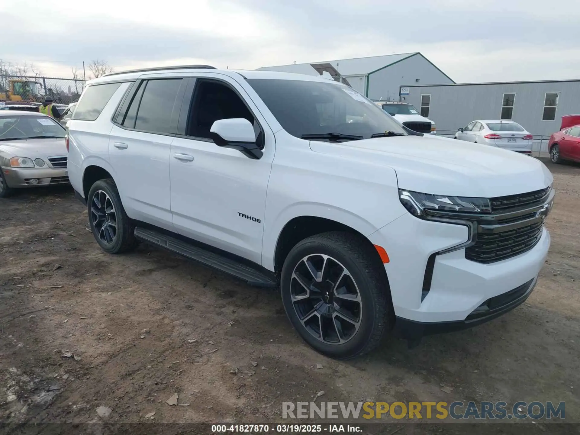 1 Photograph of a damaged car 1GNSKRKD8MR437213 CHEVROLET TAHOE 2021