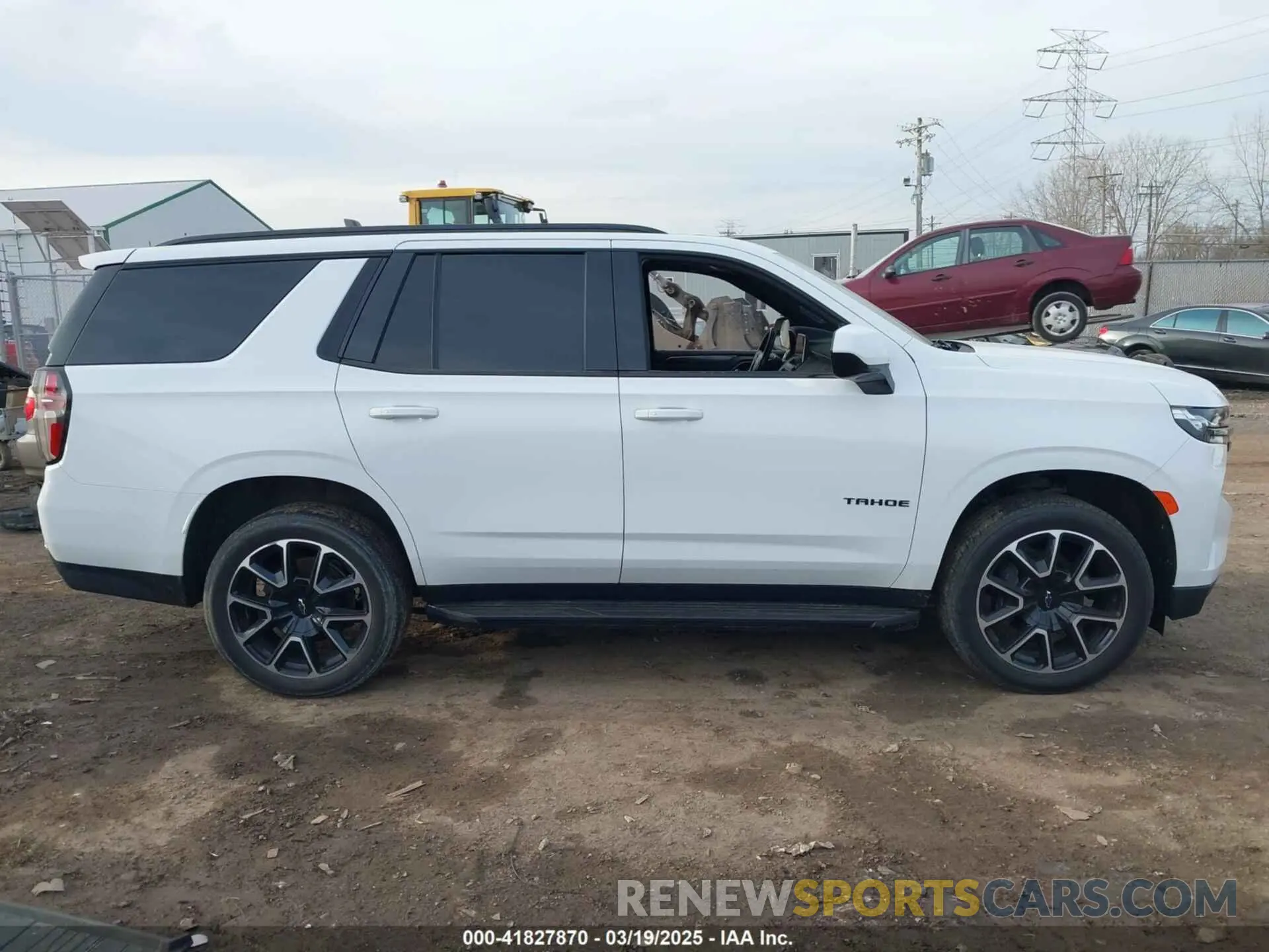 13 Photograph of a damaged car 1GNSKRKD8MR437213 CHEVROLET TAHOE 2021