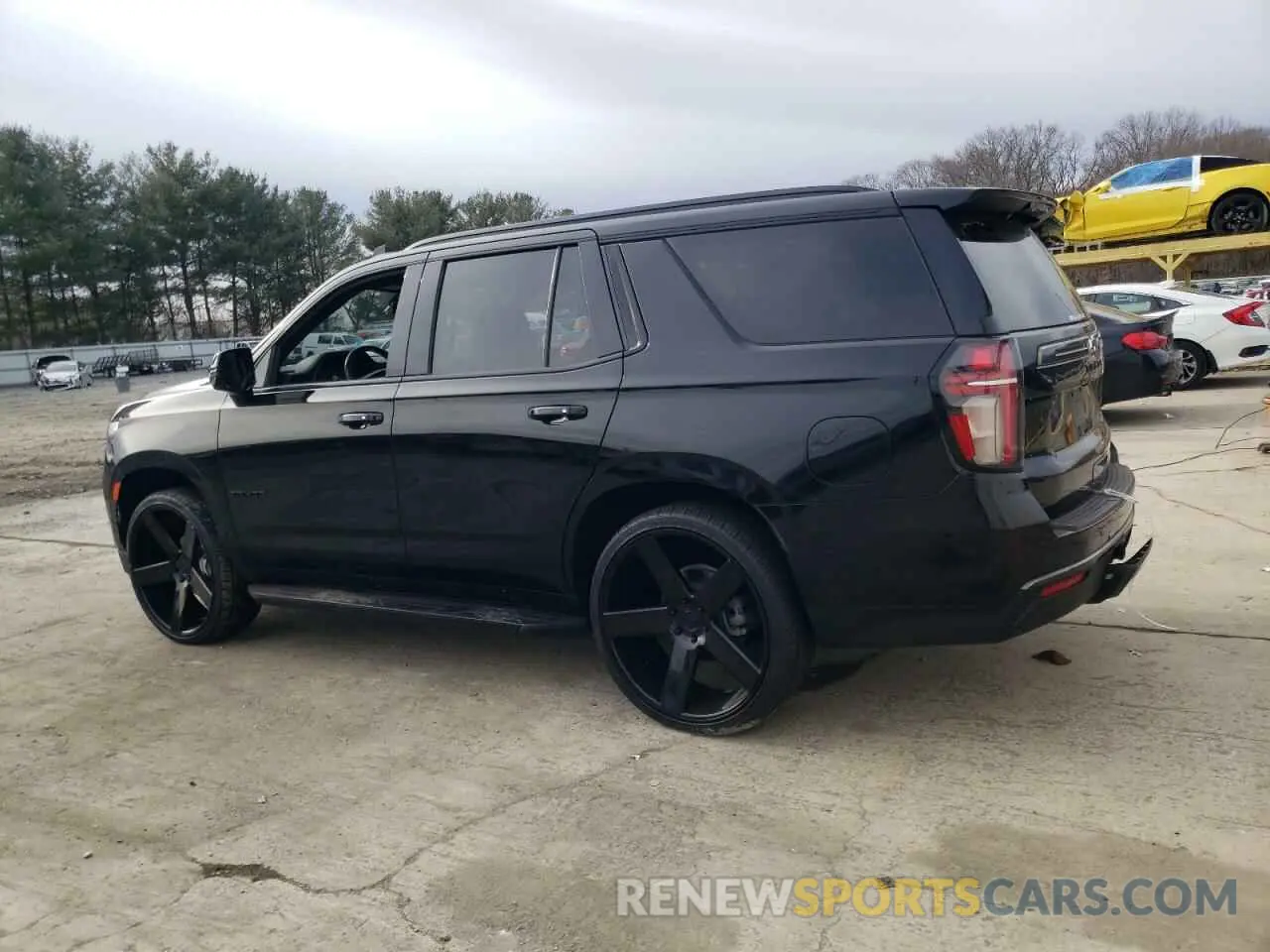 2 Photograph of a damaged car 1GNSKRKD9MR320160 CHEVROLET TAHOE 2021