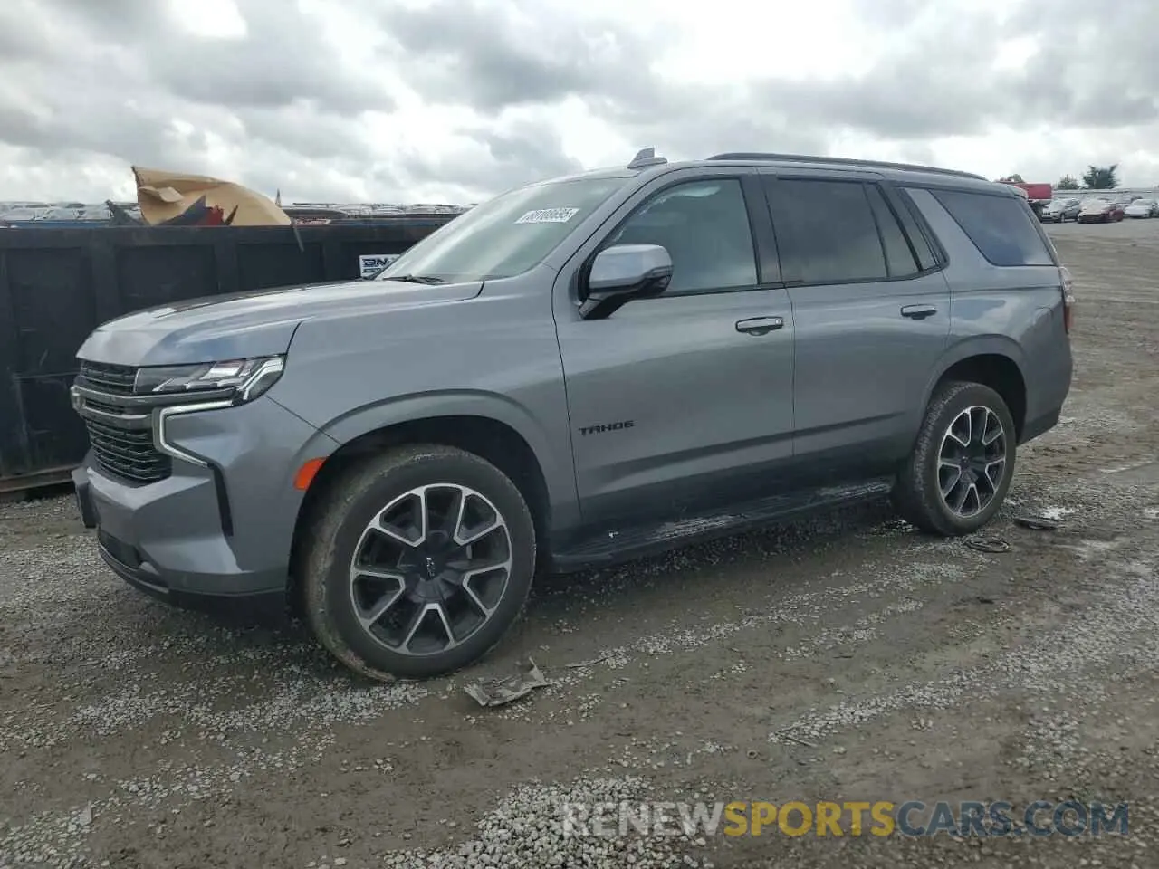 1 Photograph of a damaged car 1GNSKRKDXMR295401 CHEVROLET TAHOE 2021