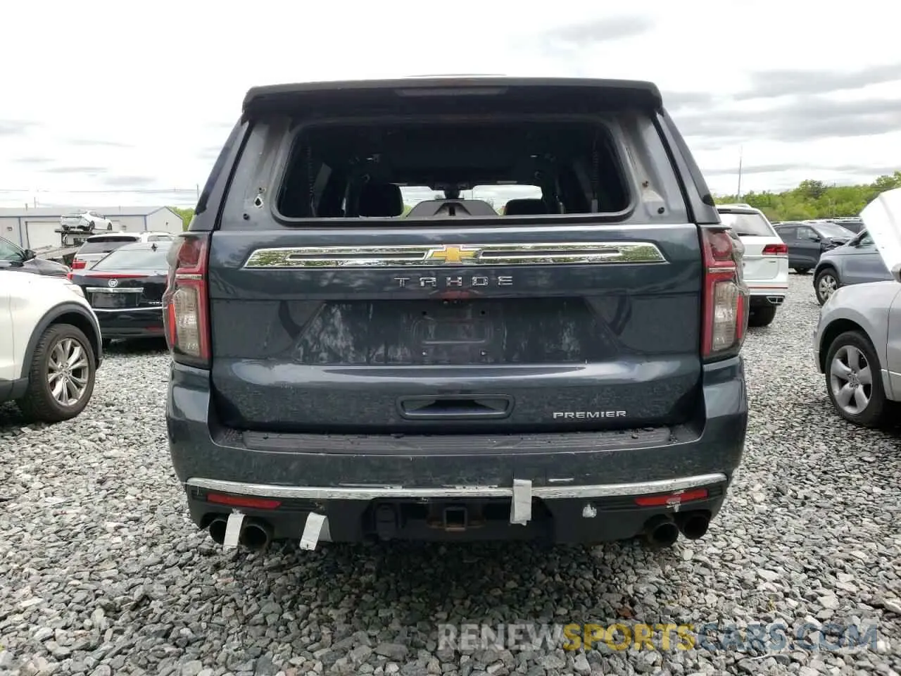 6 Photograph of a damaged car 1GNSKSKD0MR107539 CHEVROLET TAHOE 2021