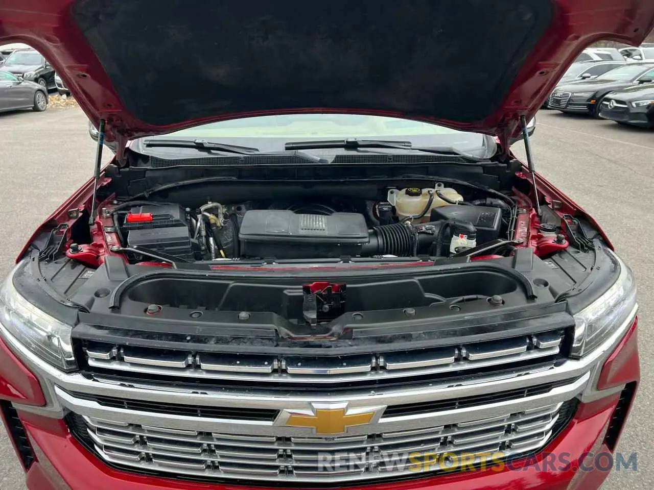 8 Photograph of a damaged car 1GNSKSKD4MR128426 CHEVROLET TAHOE 2021