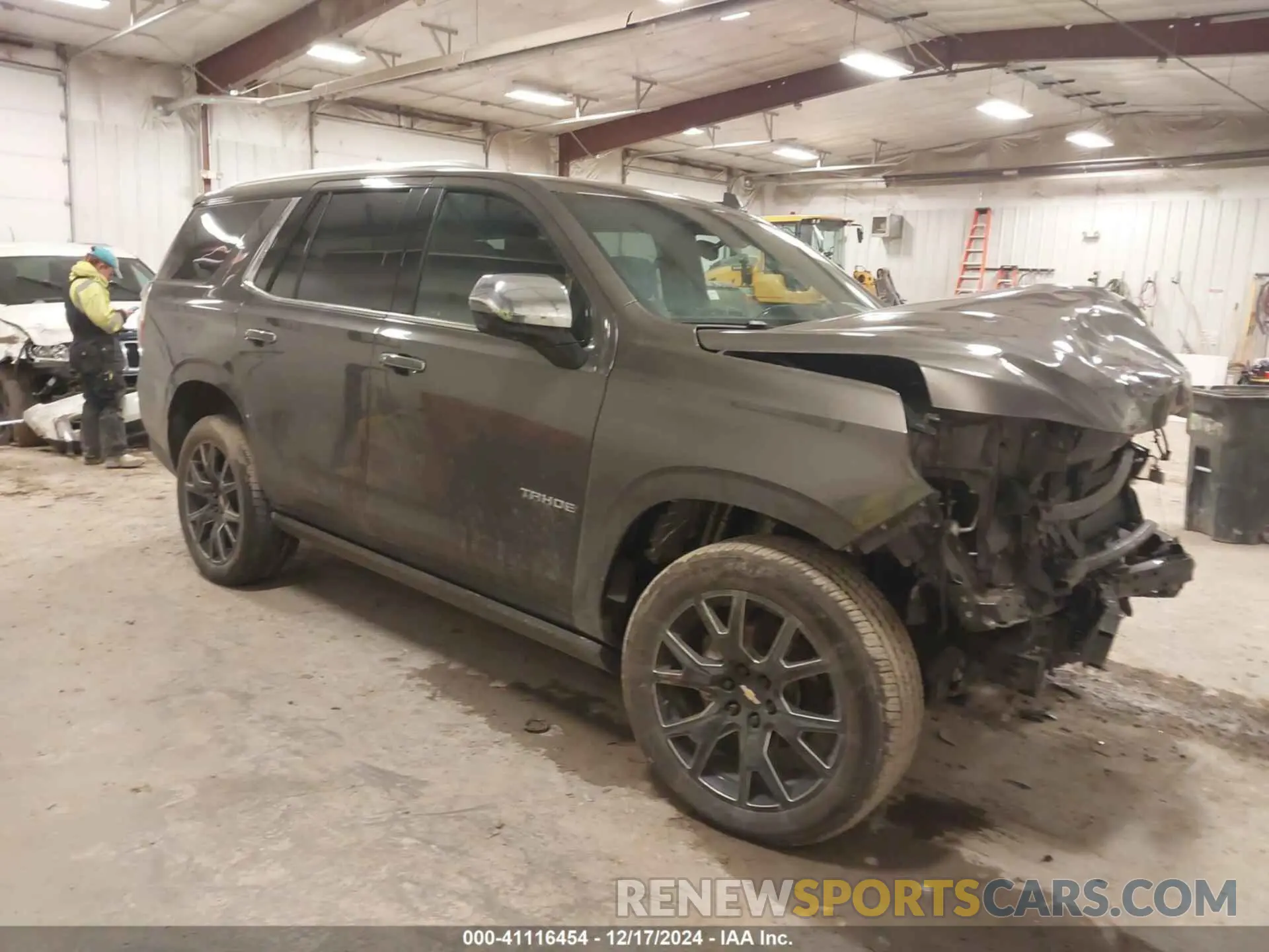 1 Photograph of a damaged car 1GNSKSKD7MR230481 CHEVROLET TAHOE 2021