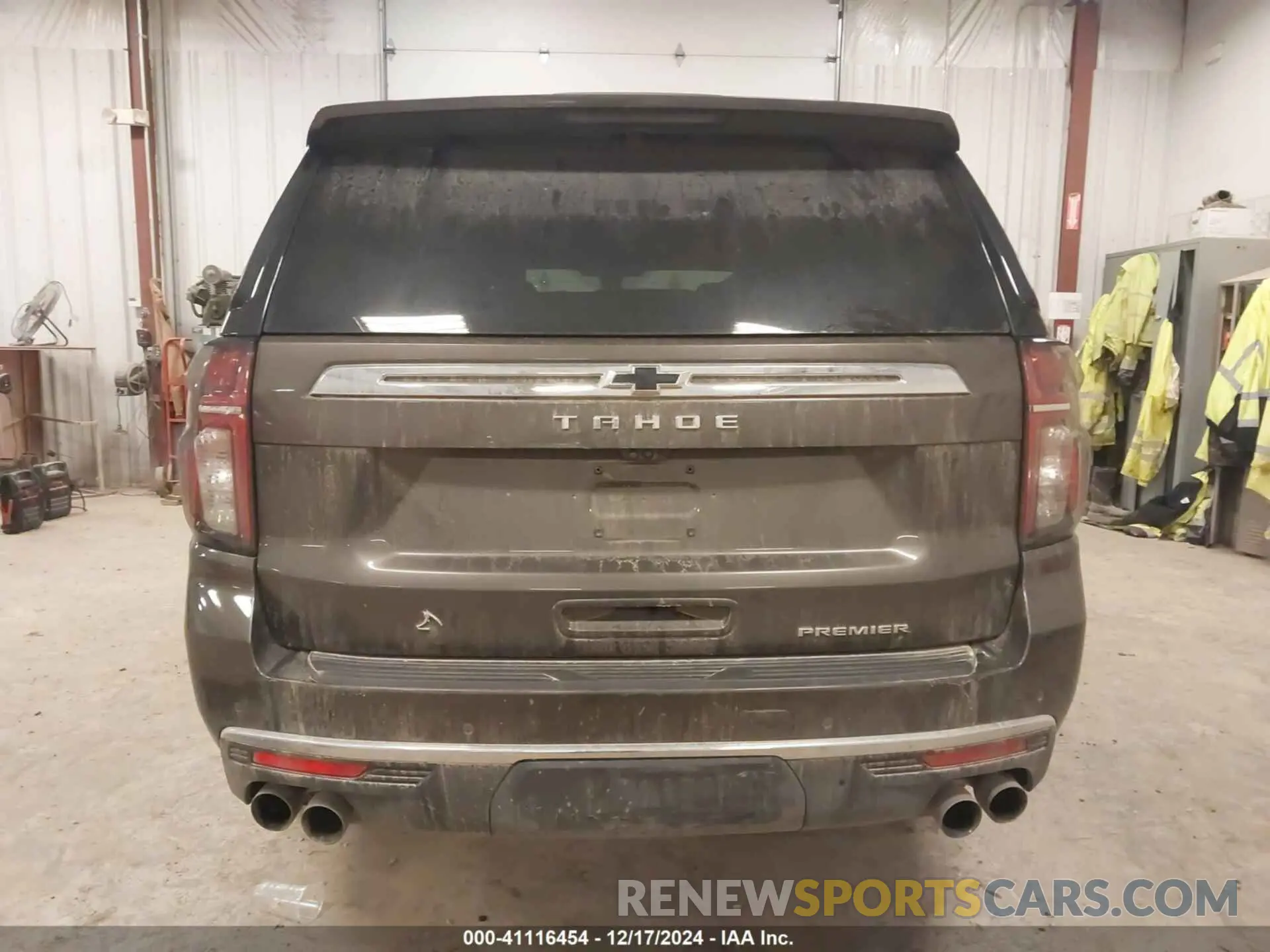 16 Photograph of a damaged car 1GNSKSKD7MR230481 CHEVROLET TAHOE 2021