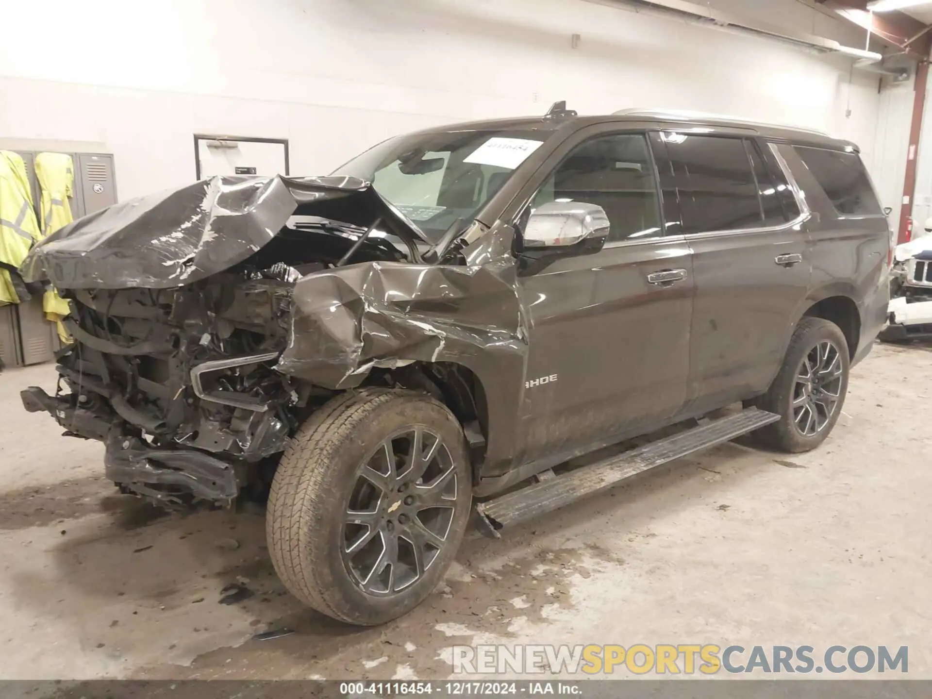 2 Photograph of a damaged car 1GNSKSKD7MR230481 CHEVROLET TAHOE 2021