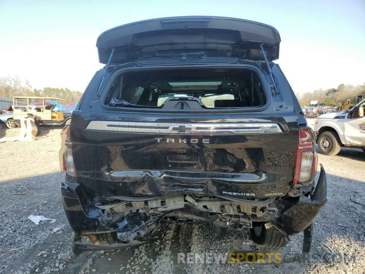 6 Photograph of a damaged car 1GNSKSKD9MR321669 CHEVROLET TAHOE 2021