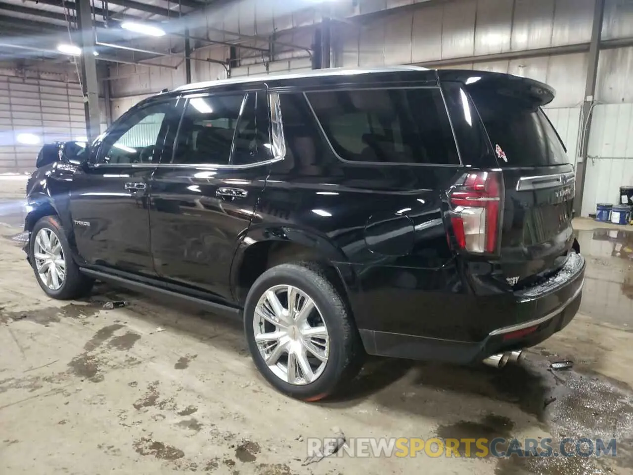 2 Photograph of a damaged car 1GNSKTKL6MR124357 CHEVROLET TAHOE 2021