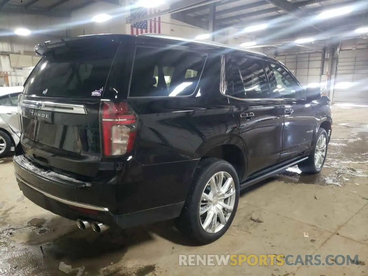 3 Photograph of a damaged car 1GNSKTKL6MR124357 CHEVROLET TAHOE 2021