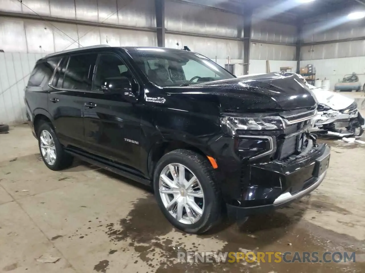 4 Photograph of a damaged car 1GNSKTKL6MR124357 CHEVROLET TAHOE 2021