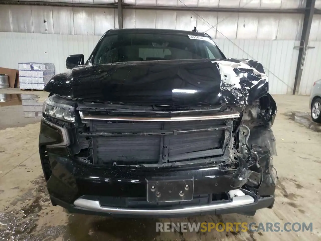 5 Photograph of a damaged car 1GNSKTKL6MR124357 CHEVROLET TAHOE 2021