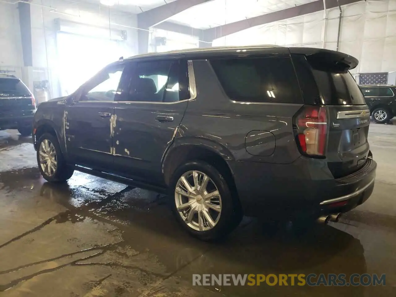 2 Photograph of a damaged car 1GNSKTKL8MR314824 CHEVROLET TAHOE 2021
