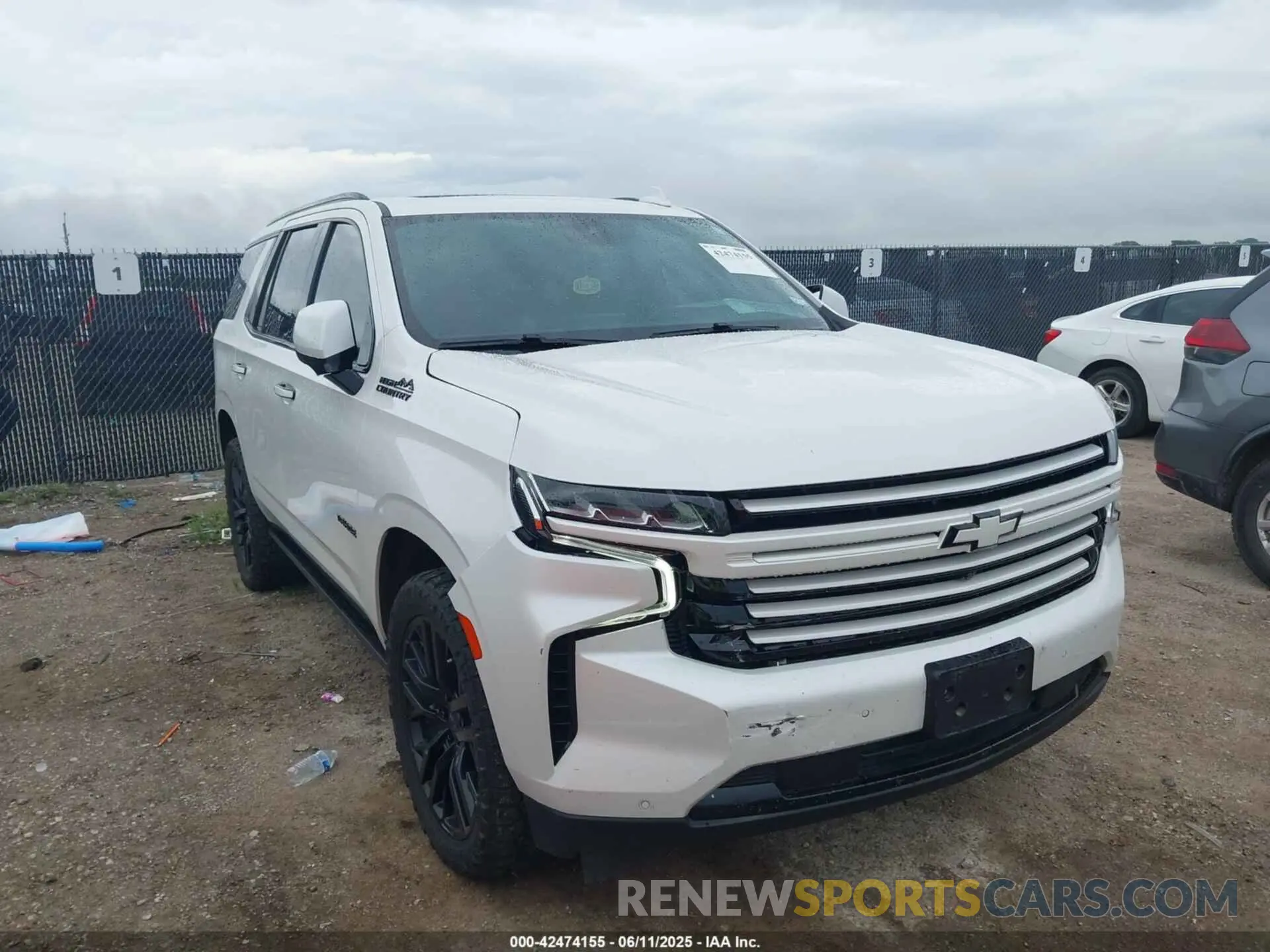 1 Photograph of a damaged car 1GNSKTKLXMR103513 CHEVROLET TAHOE 2021