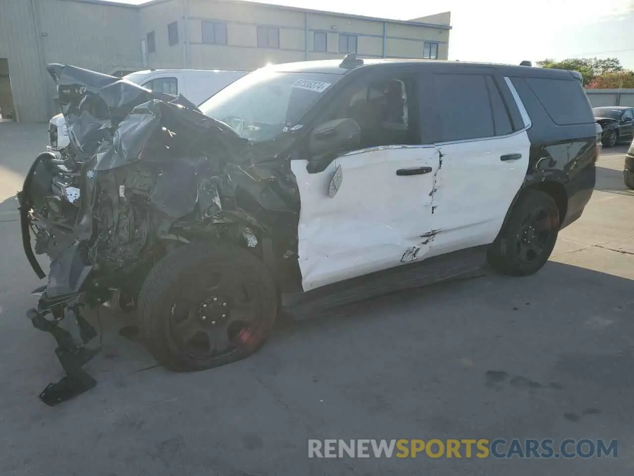 1 Photograph of a damaged car 1GNSCLED1NR218049 CHEVROLET TAHOE 2022