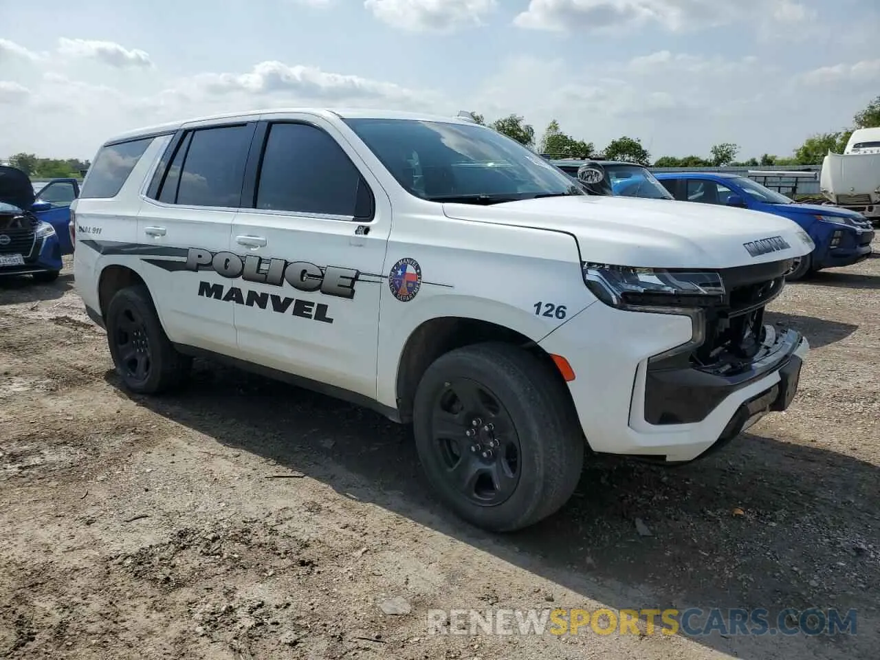 4 Photograph of a damaged car 1GNSCLED5NR241074 CHEVROLET TAHOE 2022