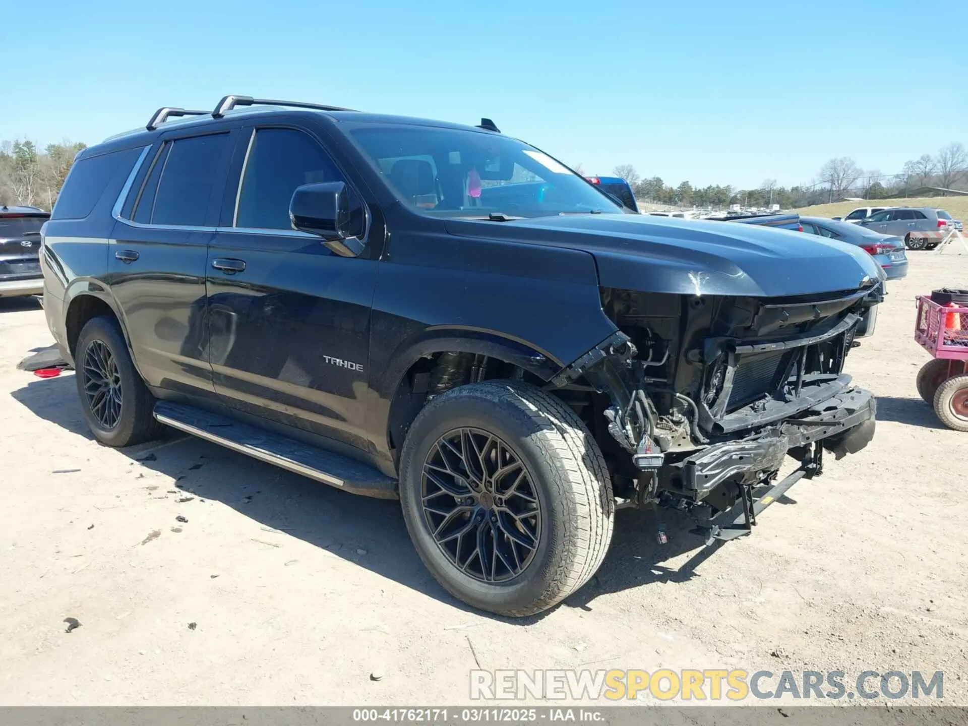 1 Photograph of a damaged car 1GNSCNKD7NR113287 CHEVROLET TAHOE 2022