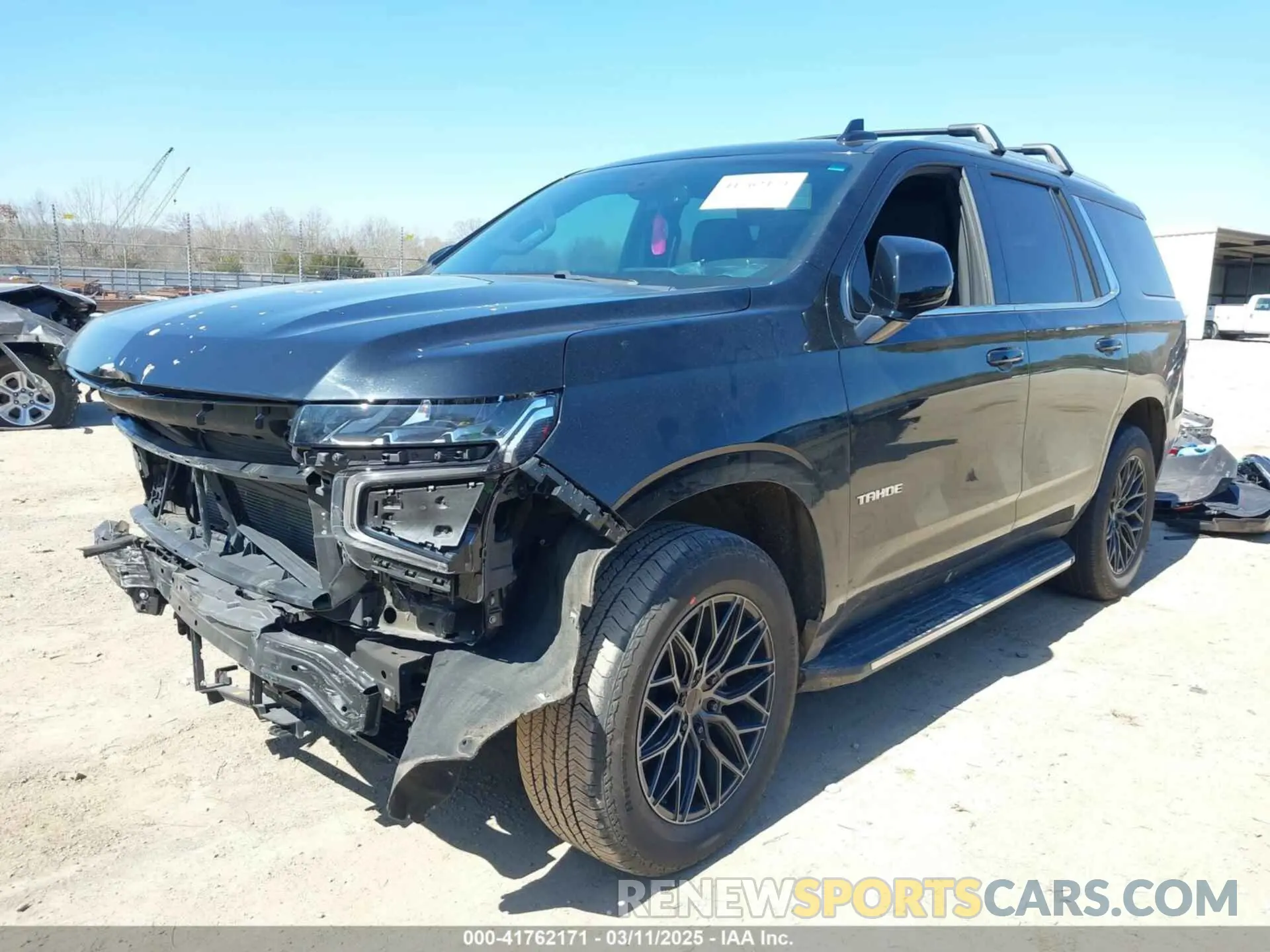 2 Photograph of a damaged car 1GNSCNKD7NR113287 CHEVROLET TAHOE 2022
