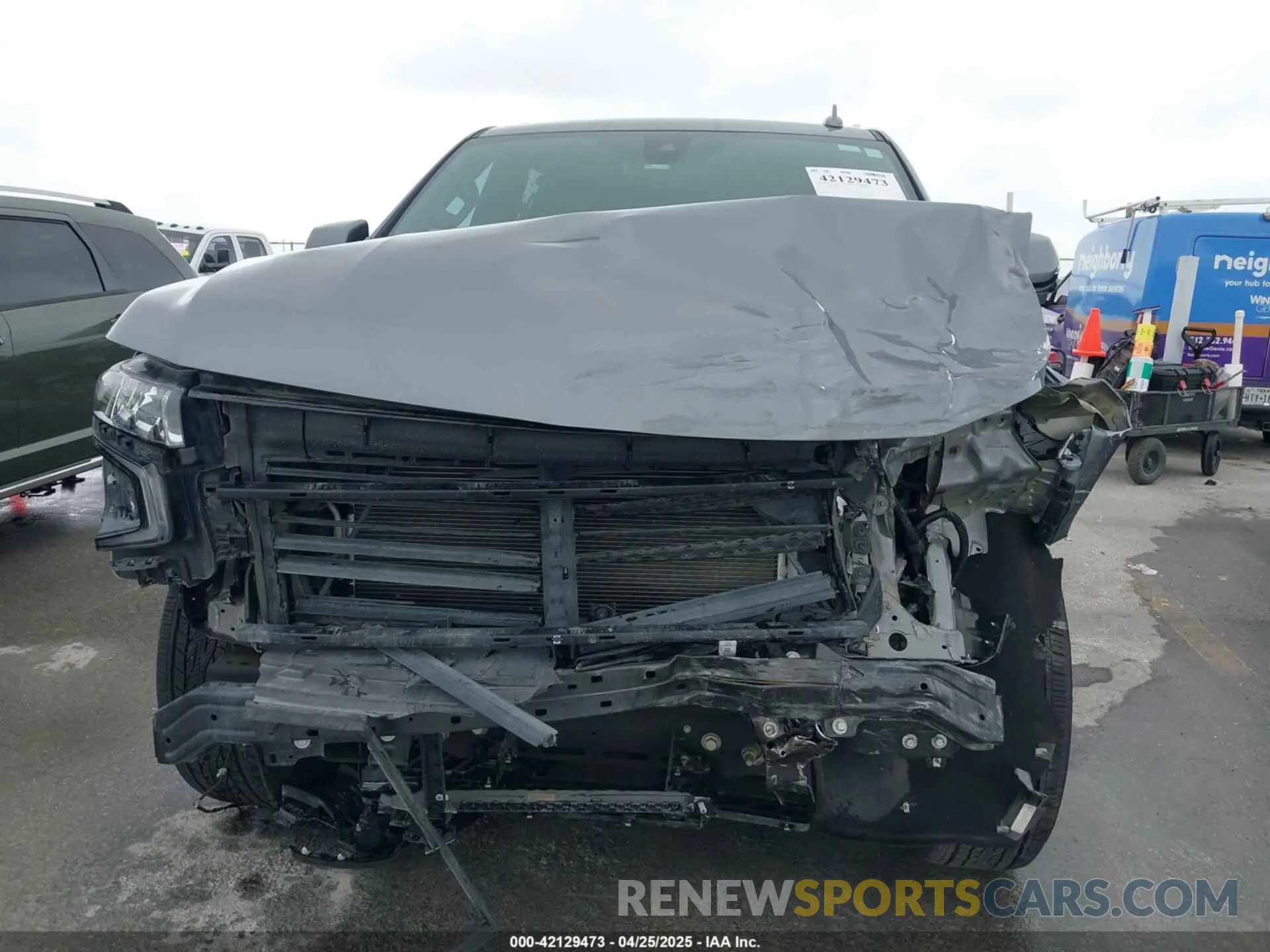 6 Photograph of a damaged car 1GNSCNKD8NR282251 CHEVROLET TAHOE 2022