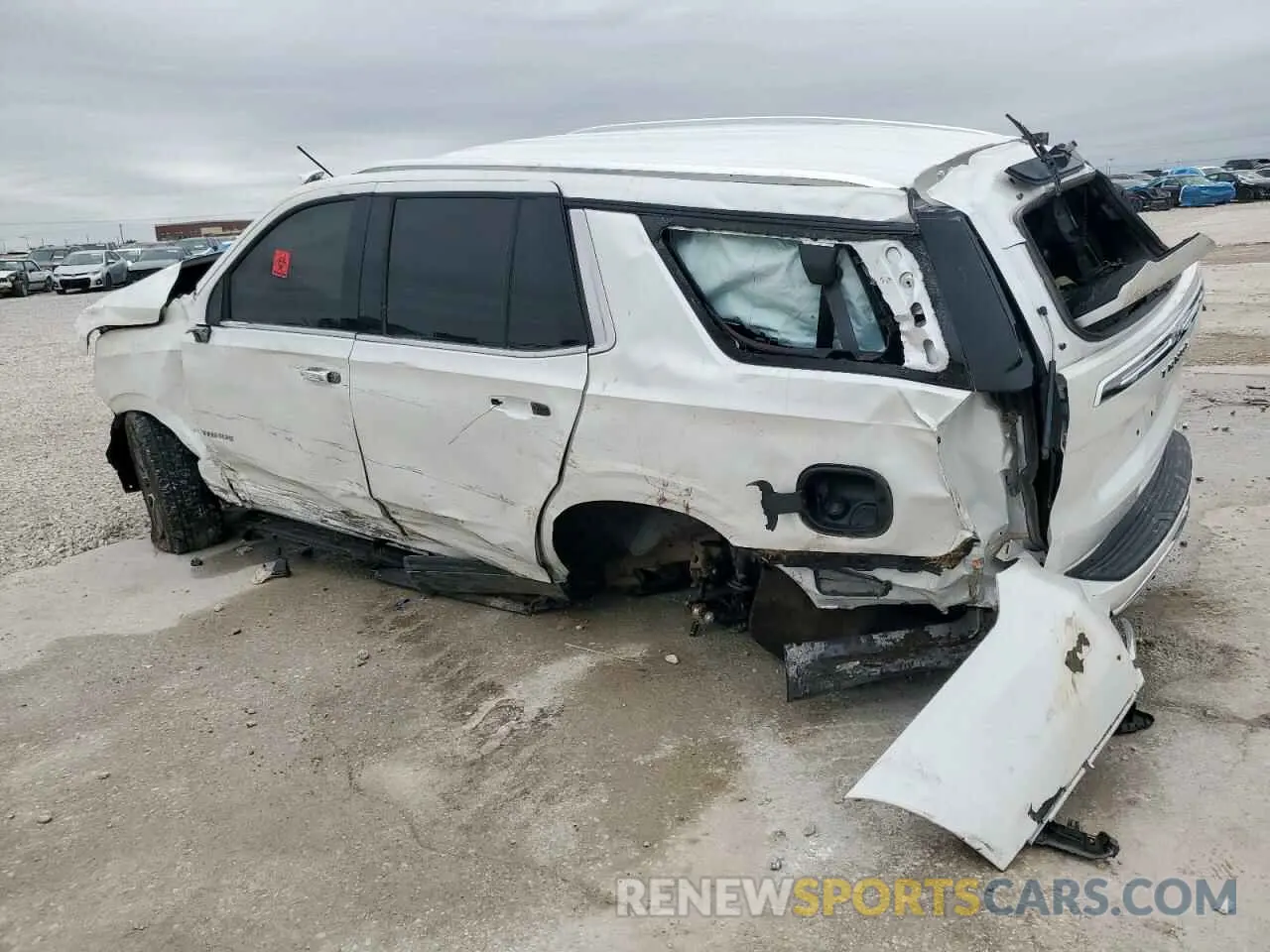 2 Photograph of a damaged car 1GNSCNKD8NR351987 CHEVROLET TAHOE 2022