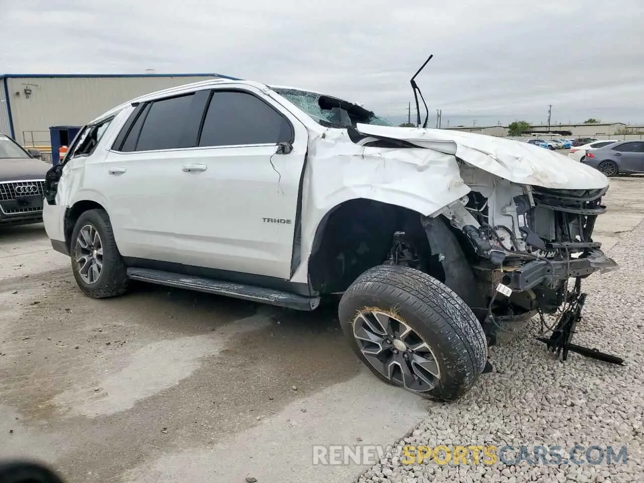 4 Photograph of a damaged car 1GNSCNKD8NR351987 CHEVROLET TAHOE 2022