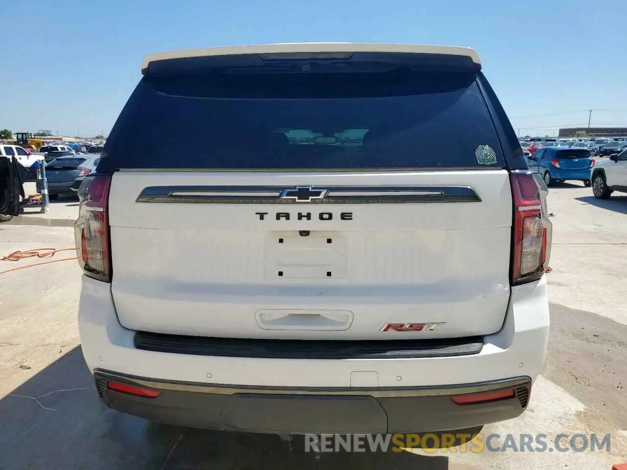 6 Photograph of a damaged car 1GNSCRKD1NR337890 CHEVROLET TAHOE 2022