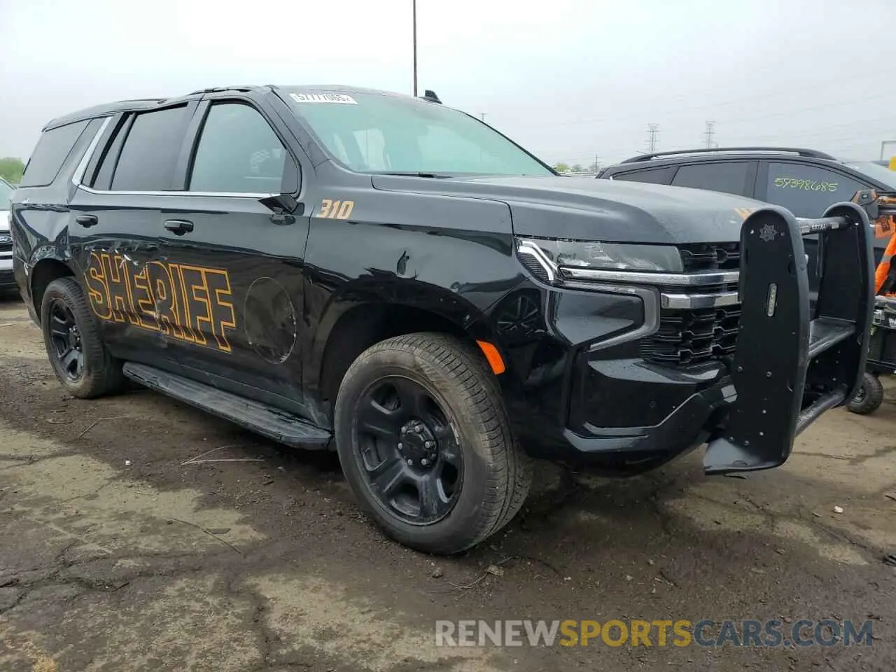 4 Photograph of a damaged car 1GNSKLED7NR319518 CHEVROLET TAHOE 2022