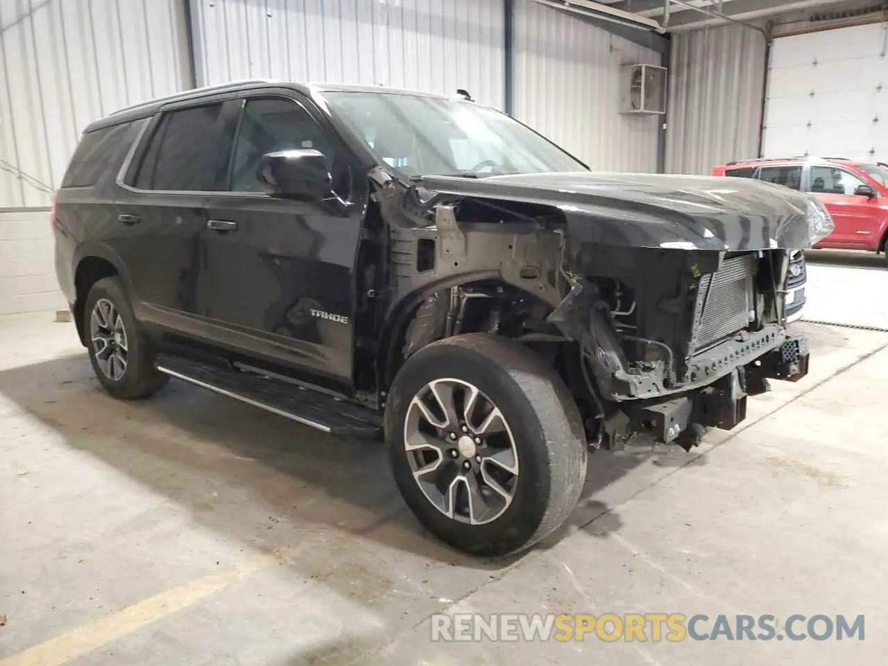 4 Photograph of a damaged car 1GNSKMKD8NR330151 CHEVROLET TAHOE 2022