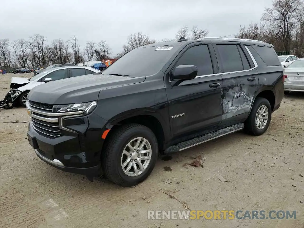 1 Photograph of a damaged car 1GNSKNKD4NR256426 CHEVROLET TAHOE 2022